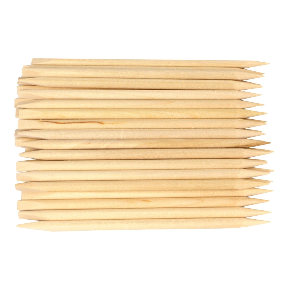 Wooden Manicure Orange Stick (100pcs) 3.5" WS:/26123