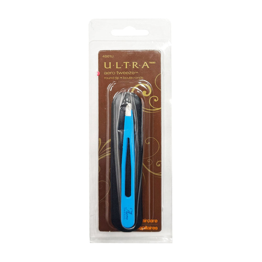 Ultra Aero Tweeze Round Tip Stainless 4861