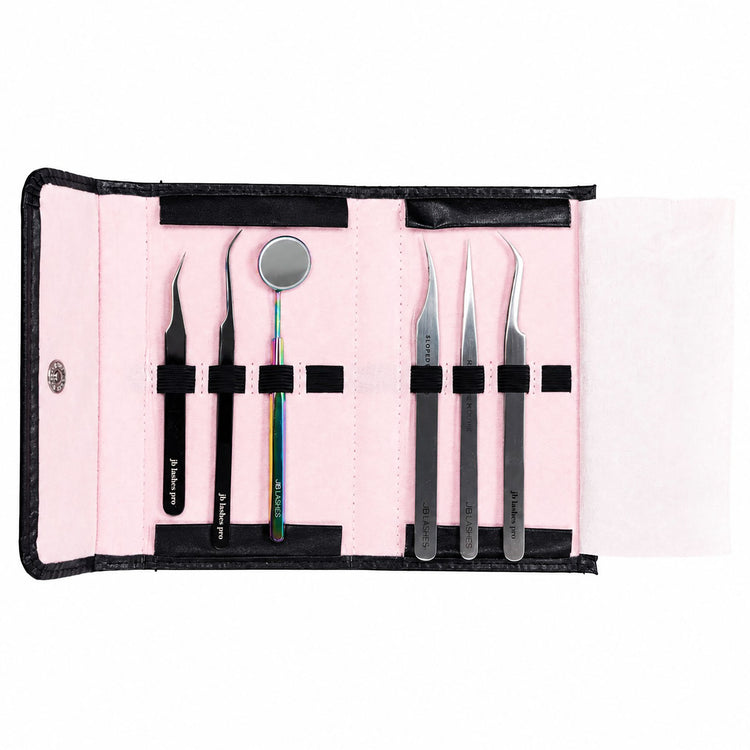 JB Lashes Pro Classic Tweezer Kit JBACASE04 53700