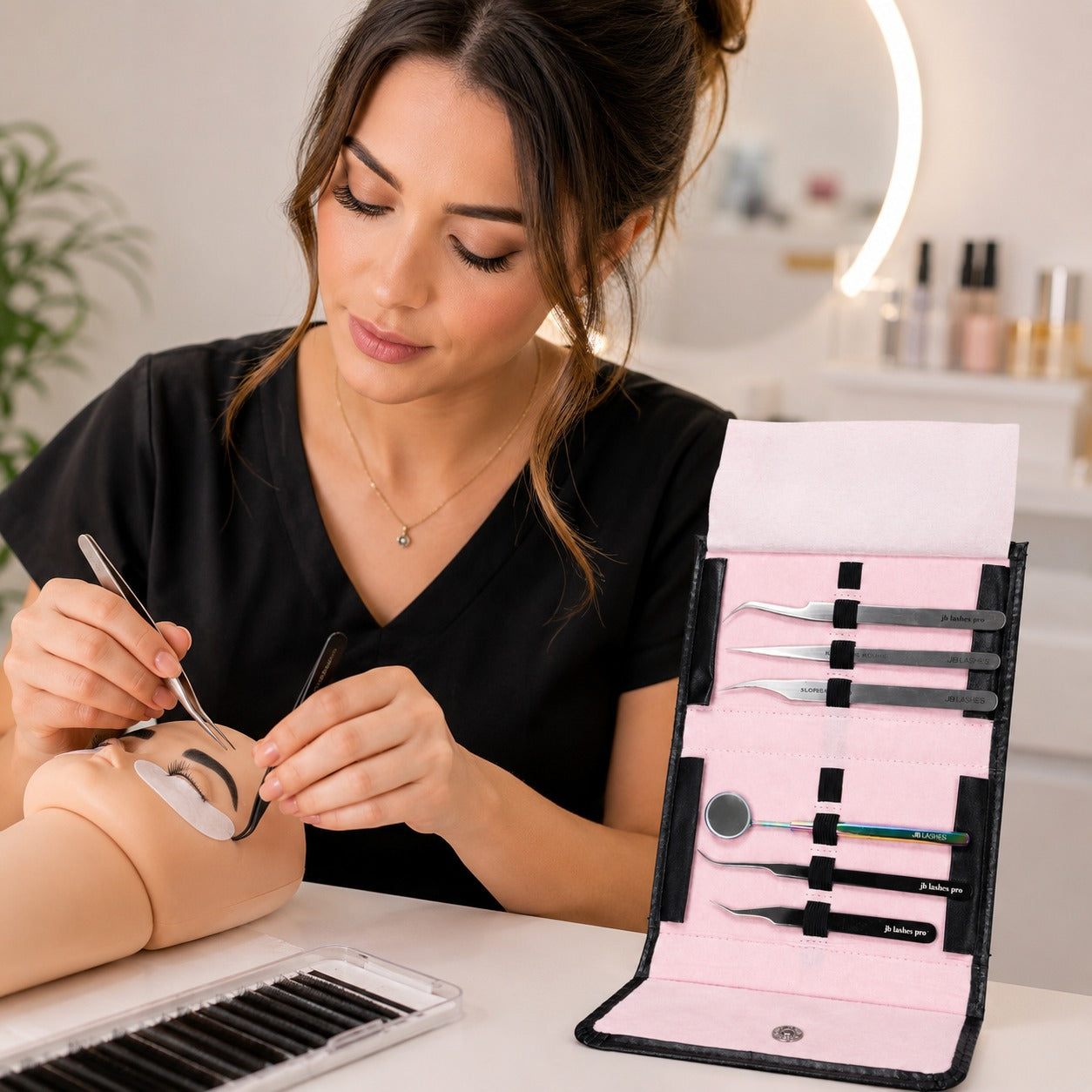JB Lashes Pro Classic Tweezer Kit JBACASE04 53700