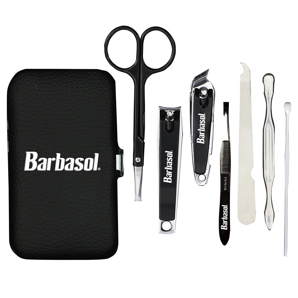 Barbasol 8PC Travel Manicure Set CBG1-1002-BLK 84127