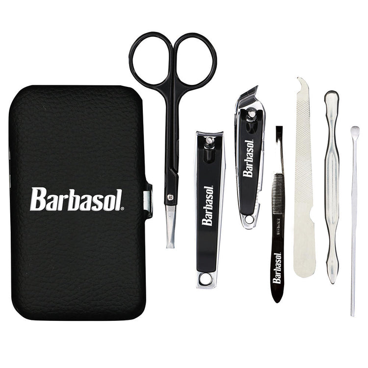 Barbasol 8PC Travel Manicure Set CBG1-1002-BLK 84127
