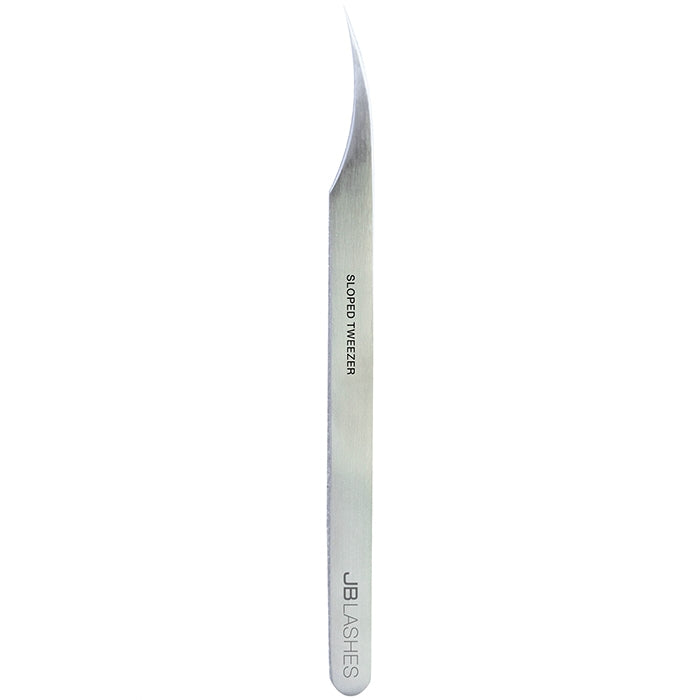 JBLashes Pro-Sloped Tweezer Stainless Steel -  JBA1003