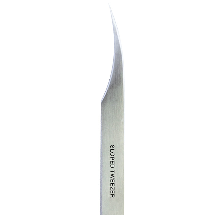 JBLashes Pro-Sloped Tweezer Stainless Steel - JBA1003