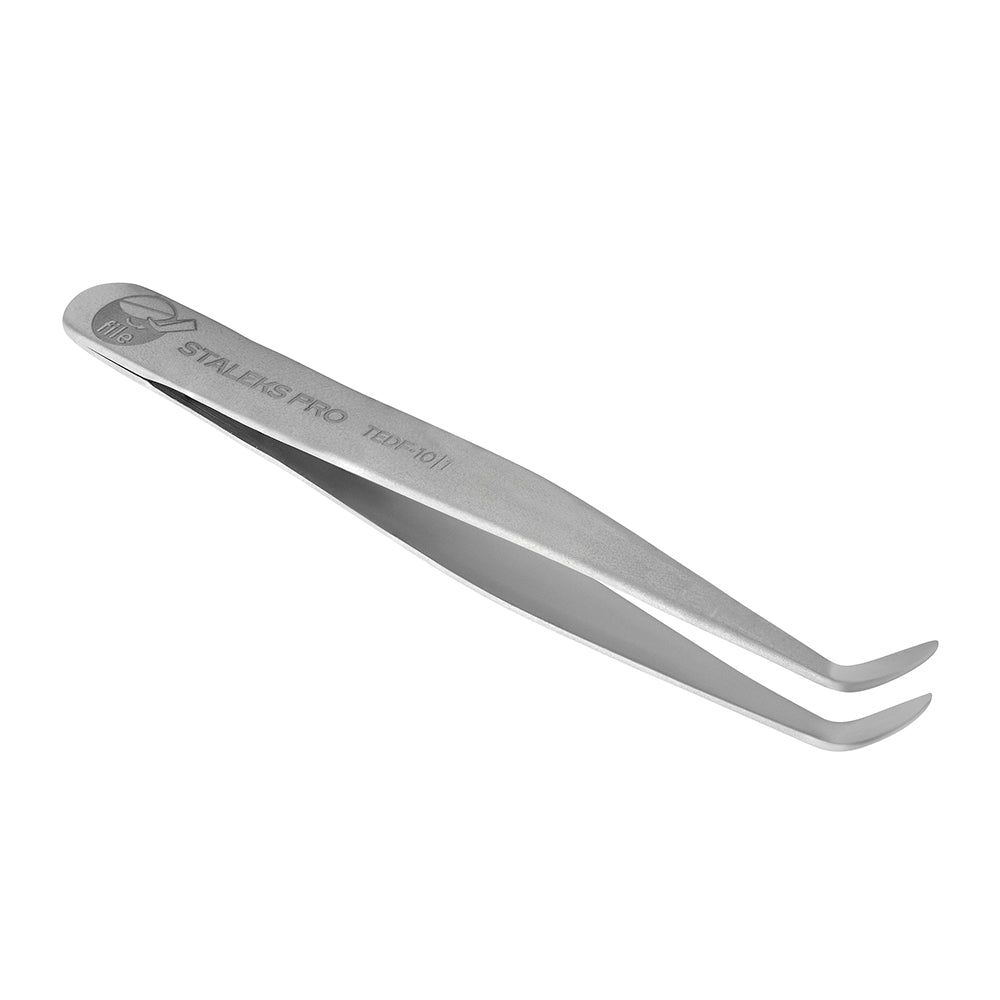 U-Tools Tweezers TEDF-10/1 With Bent Tips to replace St #640