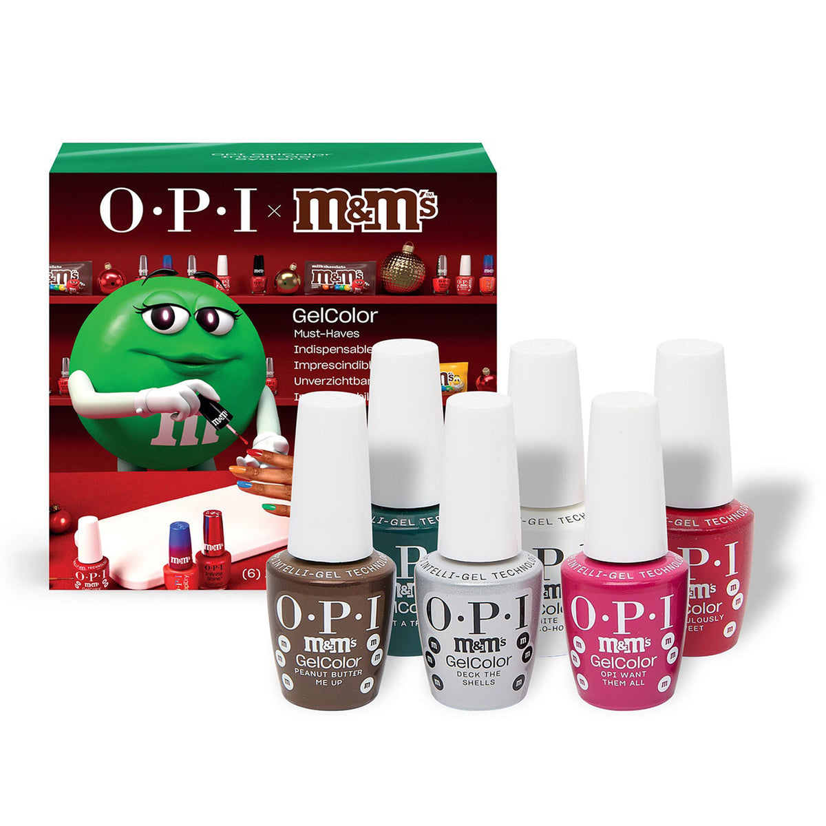 OPI GCT Gelcolor Holiday 2026 OPI x M&M's Kit#2 HPT14