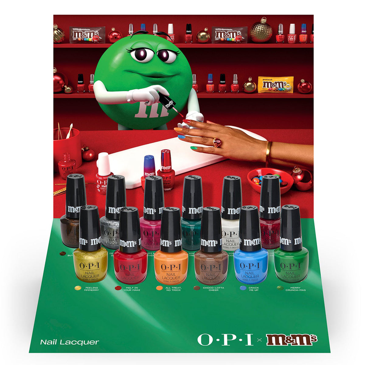 OPI Nail Lacquer Holiday 2026 OPI x M&M's HRT41