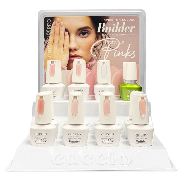 Cuccio Brush-On Builder Pretty In Pinks Collection CPGL7821