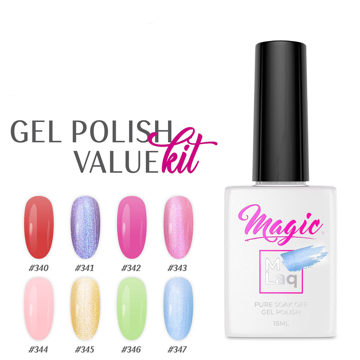 Bộ Sản phẩm Sơn Gel Hệ Thống Gel Phép Thuật - Pastel Hoàng Gia