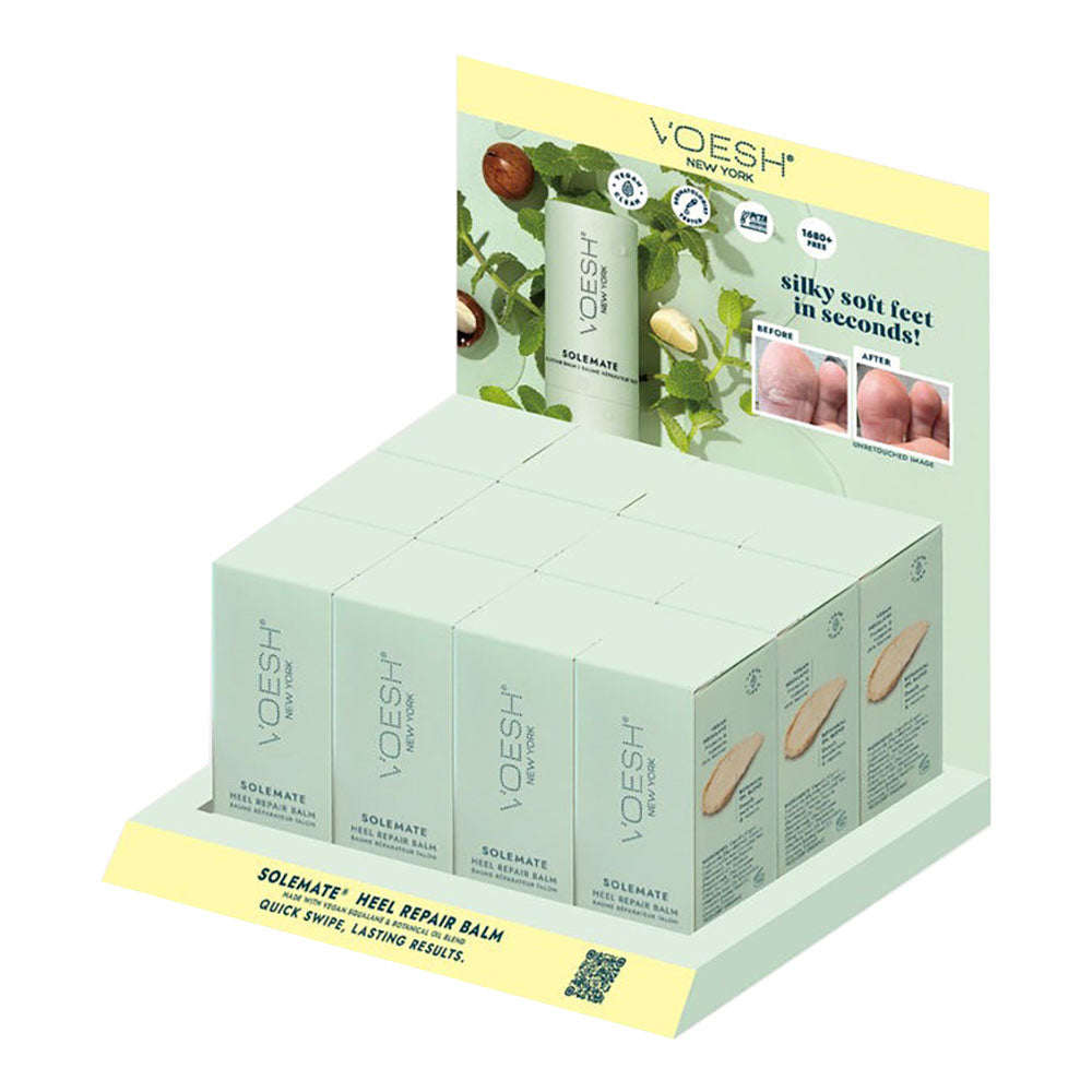 Voesh Solemate Baume Réparateur Talons Présentoir VDU022MNT-12