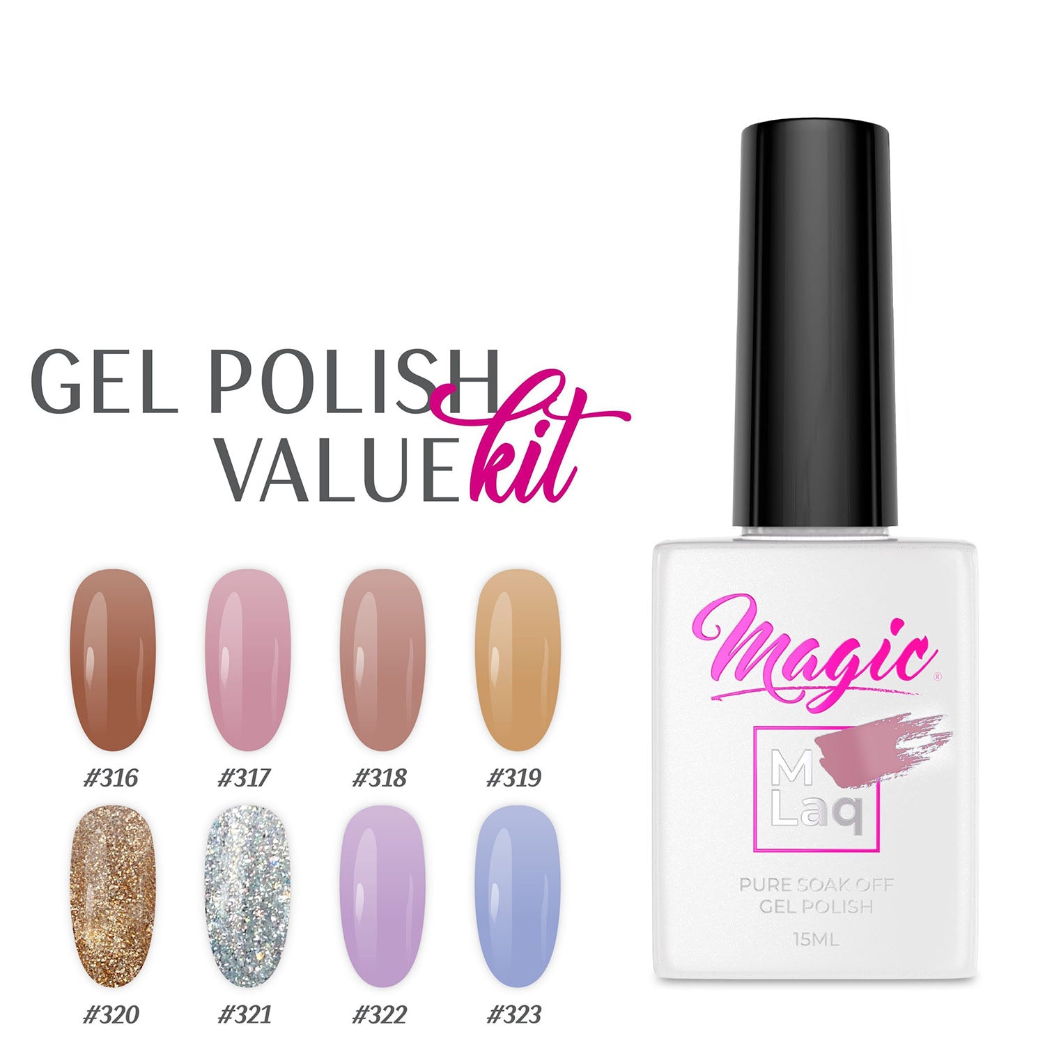 Magic Gel System Gel Polish Value Kit - Winter City 47428
