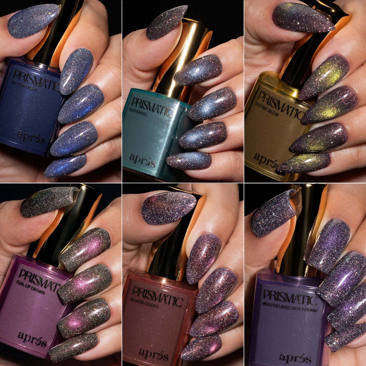 Apres PRISMATIC Flash Glitter Dazzling & Light-Reflective