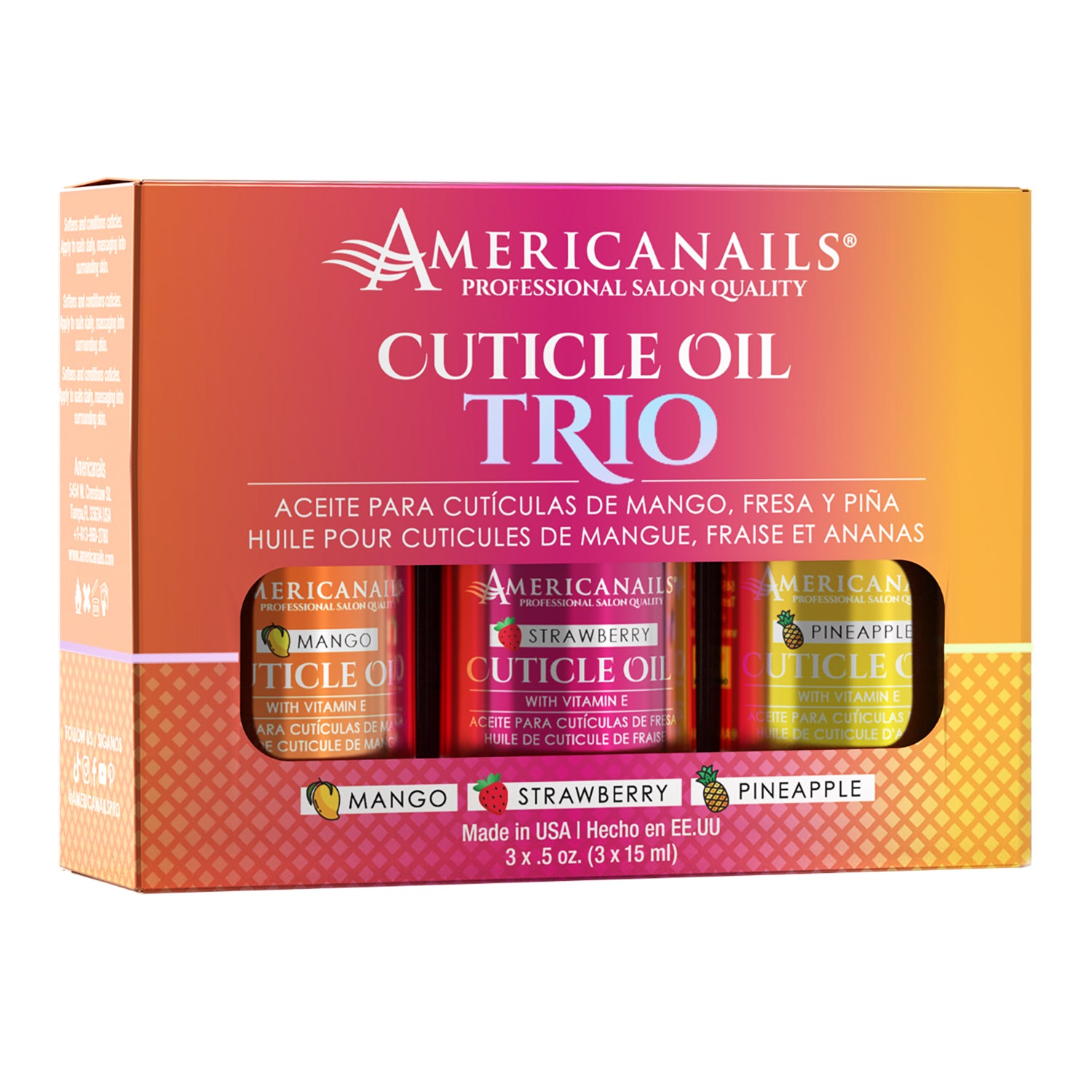 Americanails Cuticle Oil Trio AMN1184TR 01234