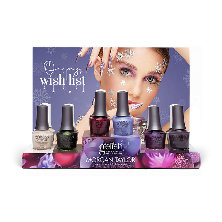 Gelish/Morgan Taylor On My Wish List 12PC Mixed 1130075
