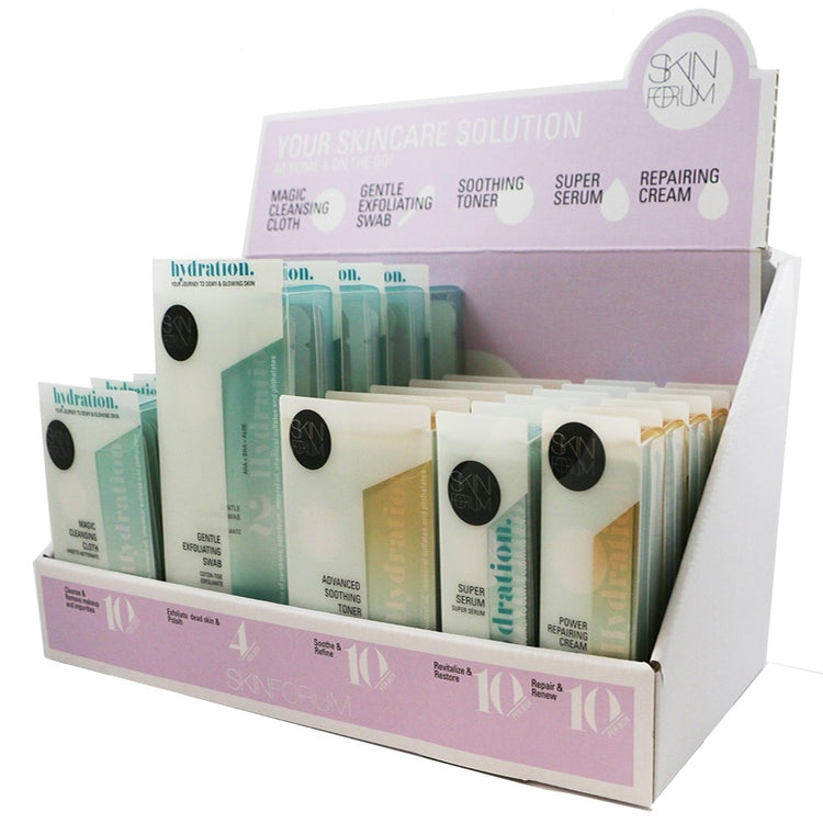 SKINFORUM Treatments (Hydration) Display