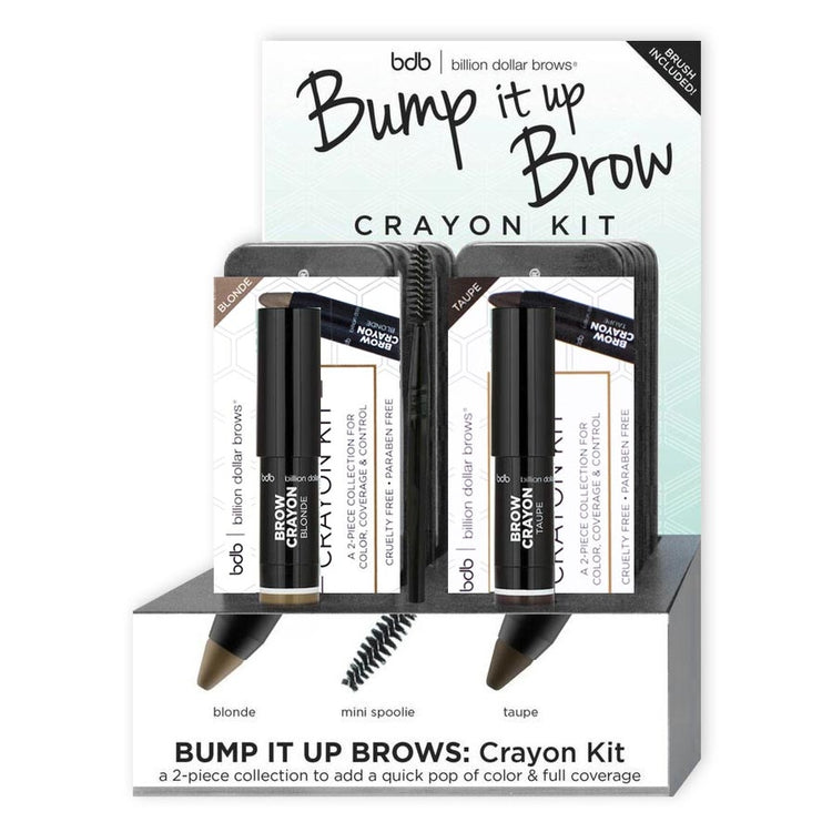 BDB Bump It Up Brows! Crayon Kit 8-PK Display - KD6394