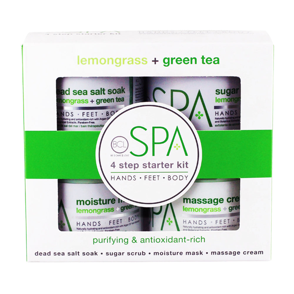 BCL Spa Kit de démarrage 4 étapes Citronnelle+Thé Vert SPA51110