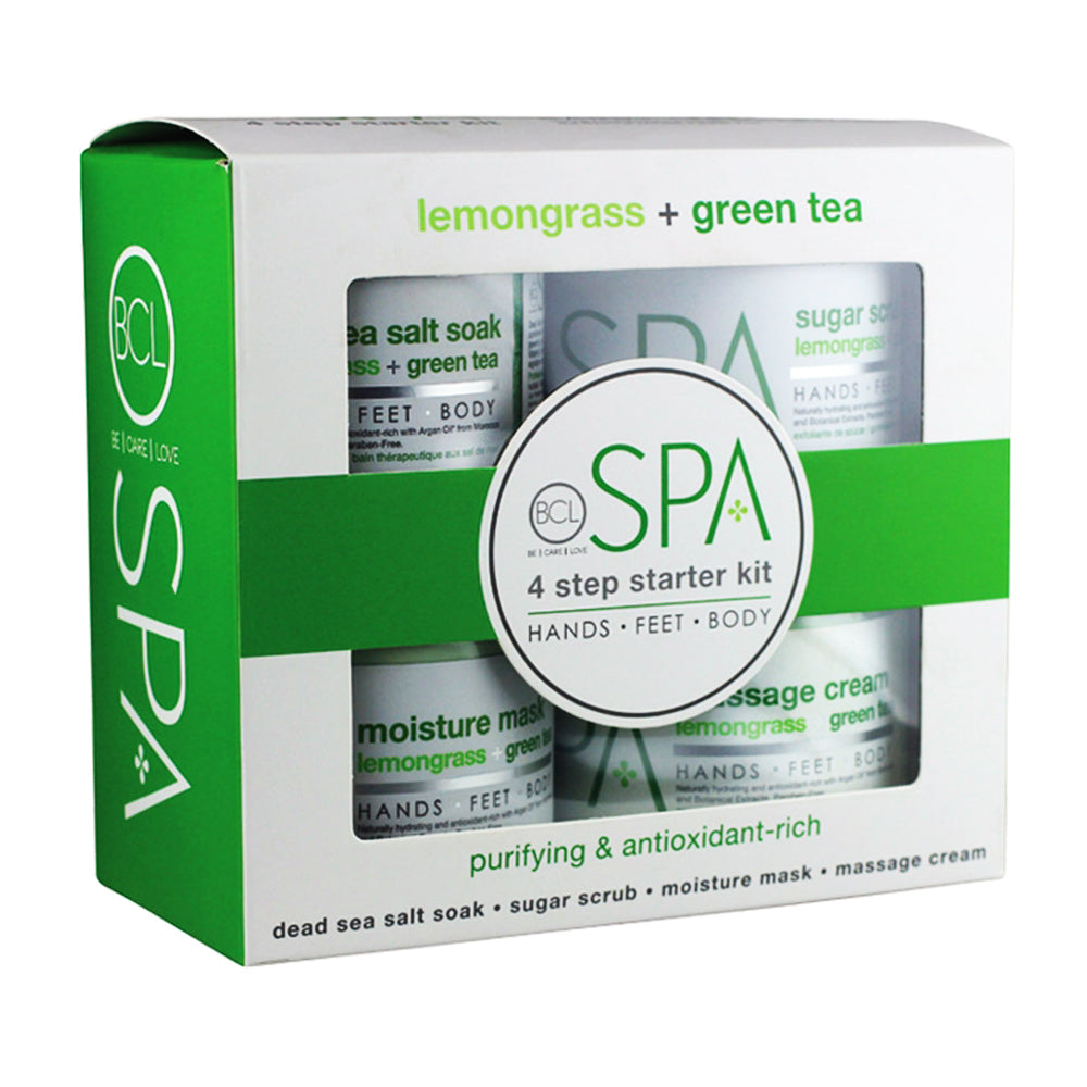 BCL Spa Kit de démarrage 4 étapes Citronnelle+Thé Vert SPA51110
