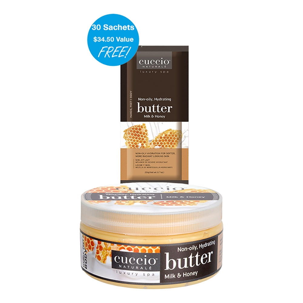 Cuccio N/O Hydrating Butter Milk & Honey 8 oz Deal CNST6010
