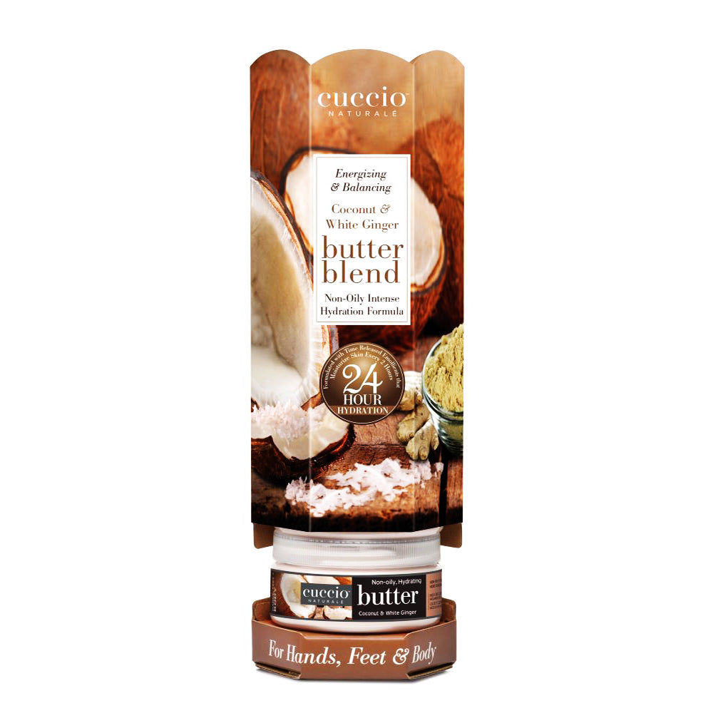 Cuccio Butter Babies Tower 6Pcs Coconut&White Ginger 3326