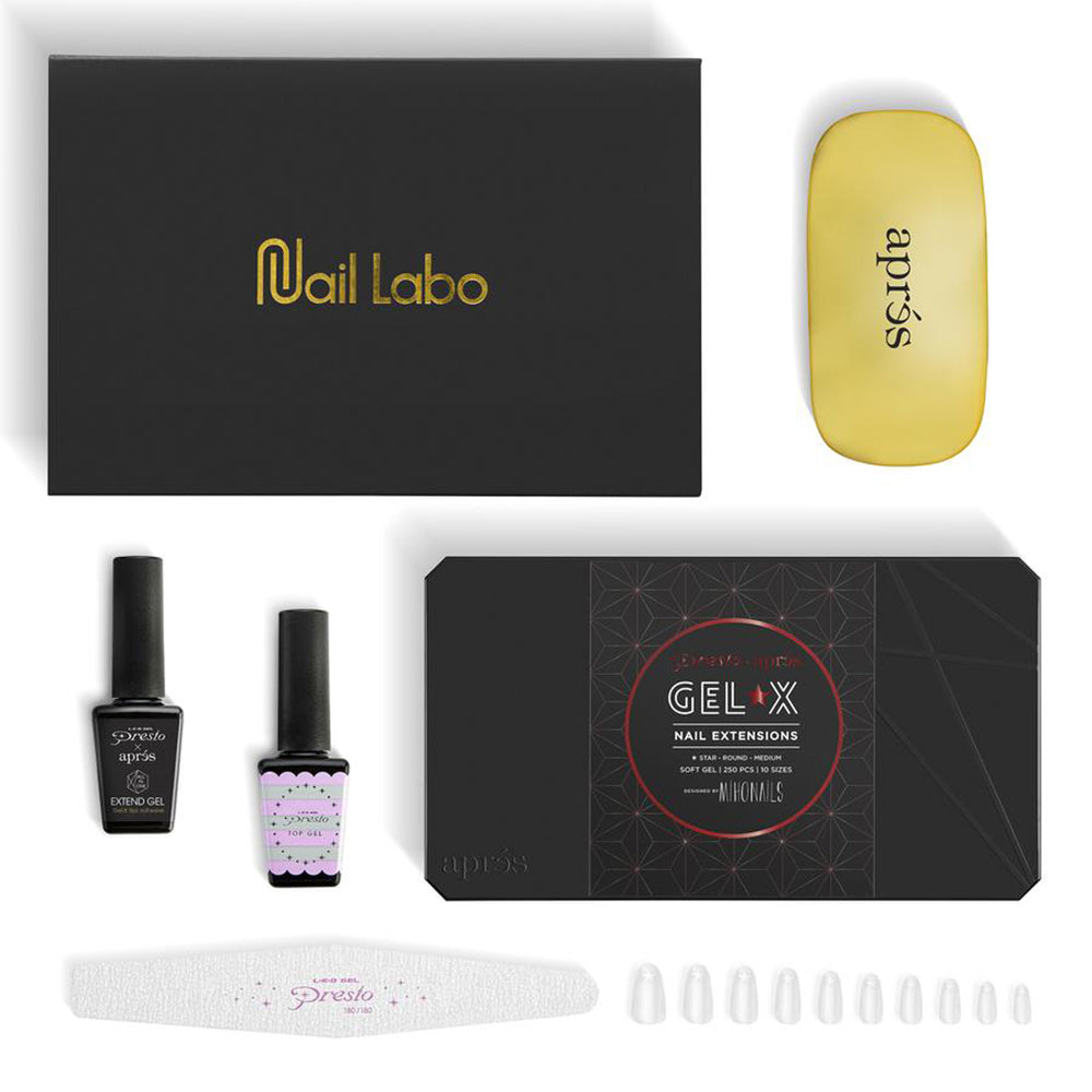Apres Nail Labo Gel-X Kit Star Round Medium Tip NLSET-RMStar