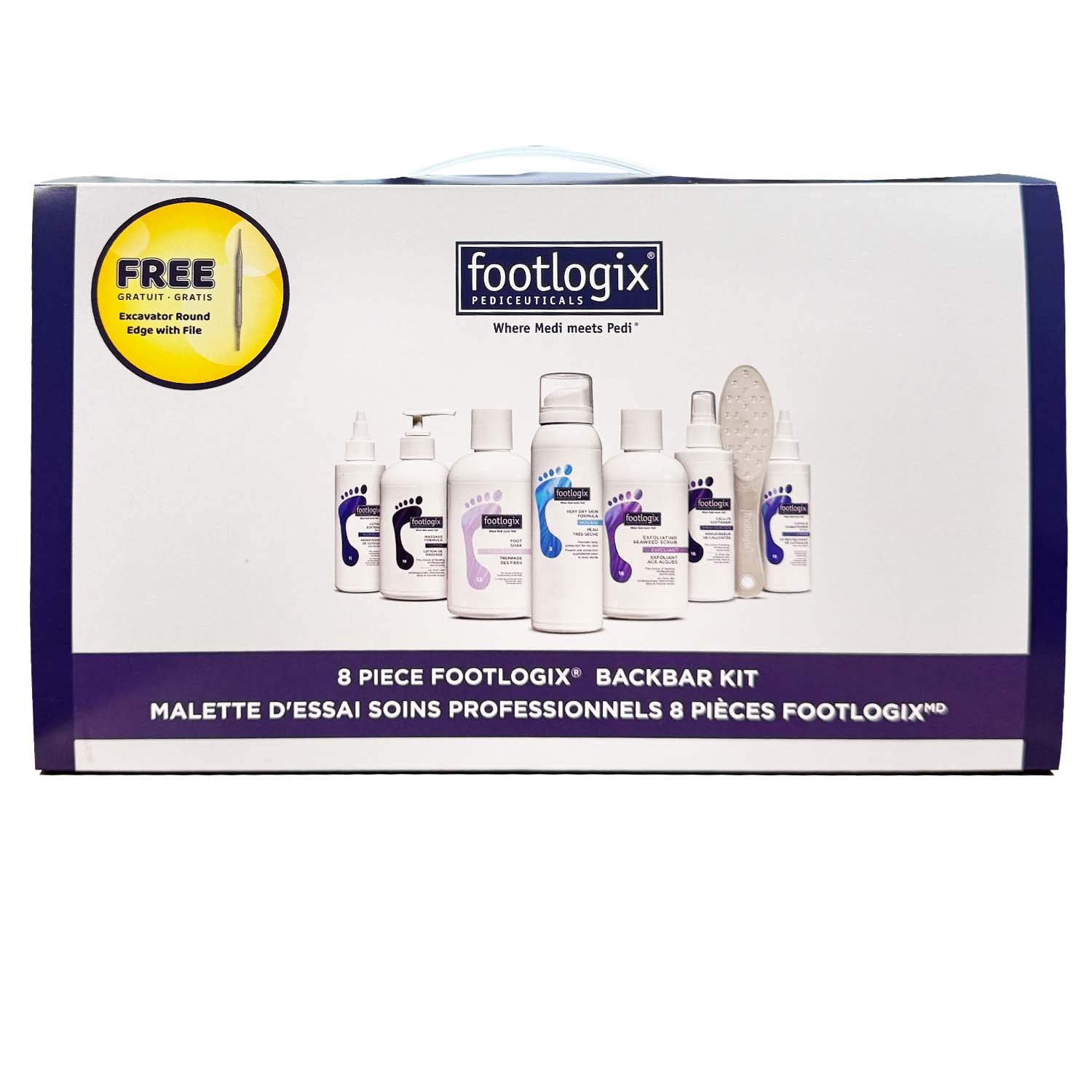 Footlogix The Power 8-Piece Professional Kit 01410