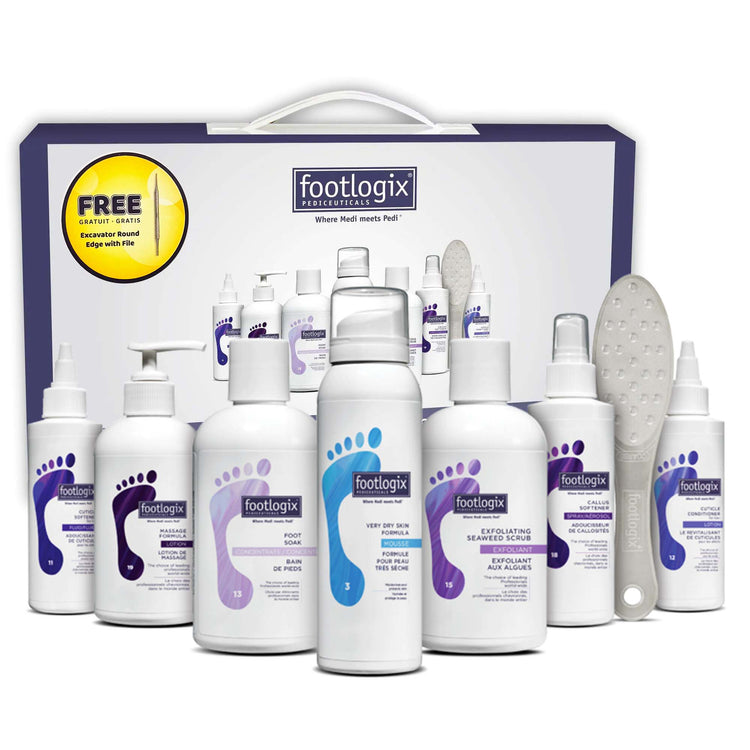 Footlogix Le kit professionnel Power 8 pièces 01410
