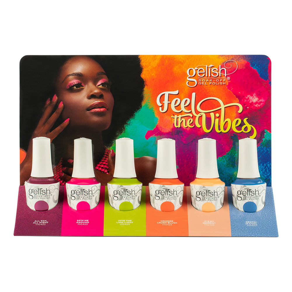 Gelish Feel The Vibes Présentoir 6 pièces 1130039