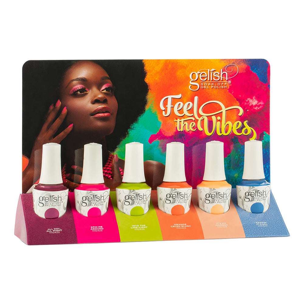 Gelish Feel The Vibes Présentoir 6 pièces 1130039