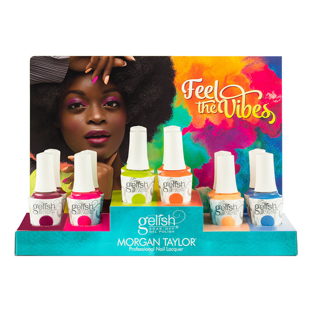 Gelish Feel The Vibes Présentoir 12 pièces 1130040
