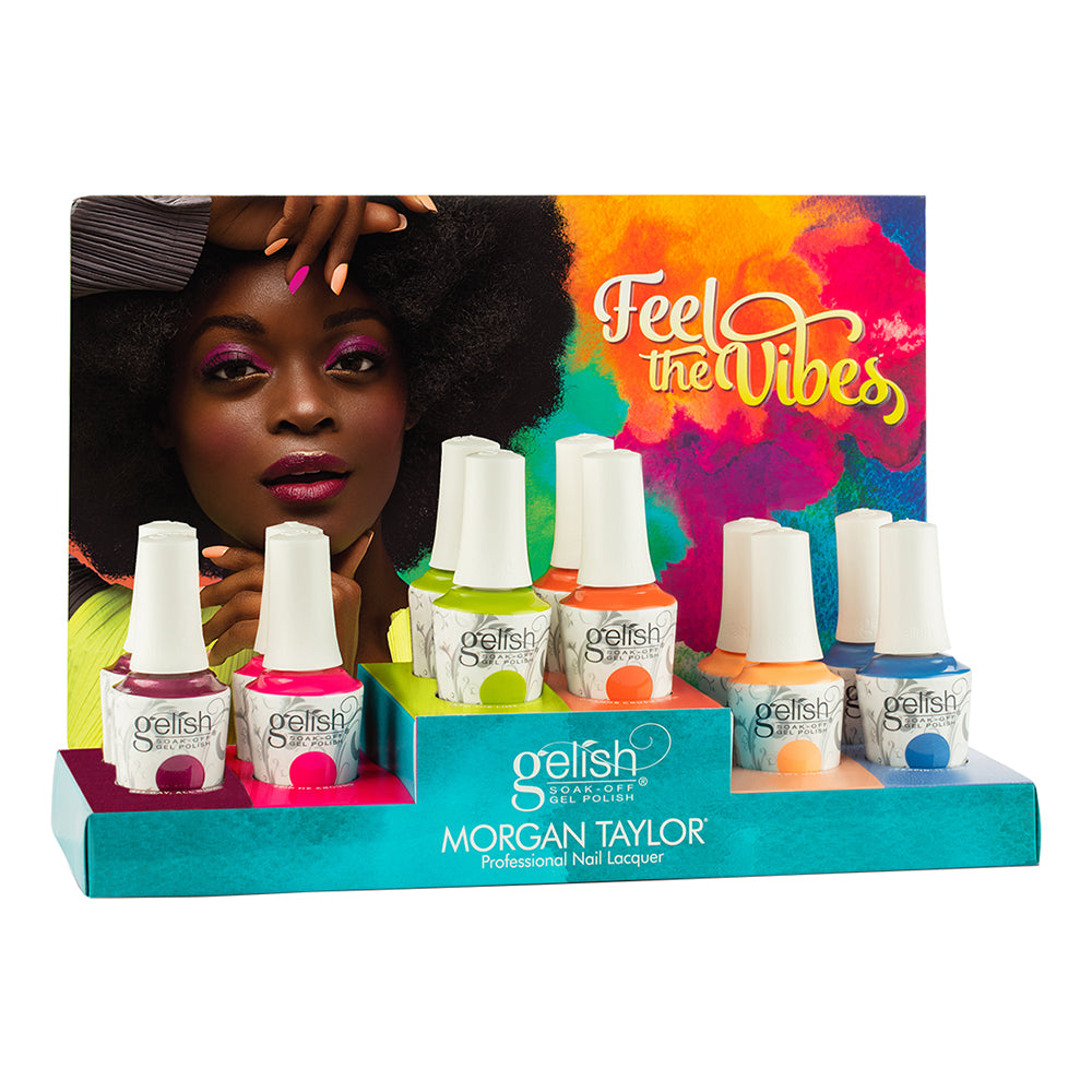 Gelish Feel The Vibes Présentoir 12 pièces 1130040