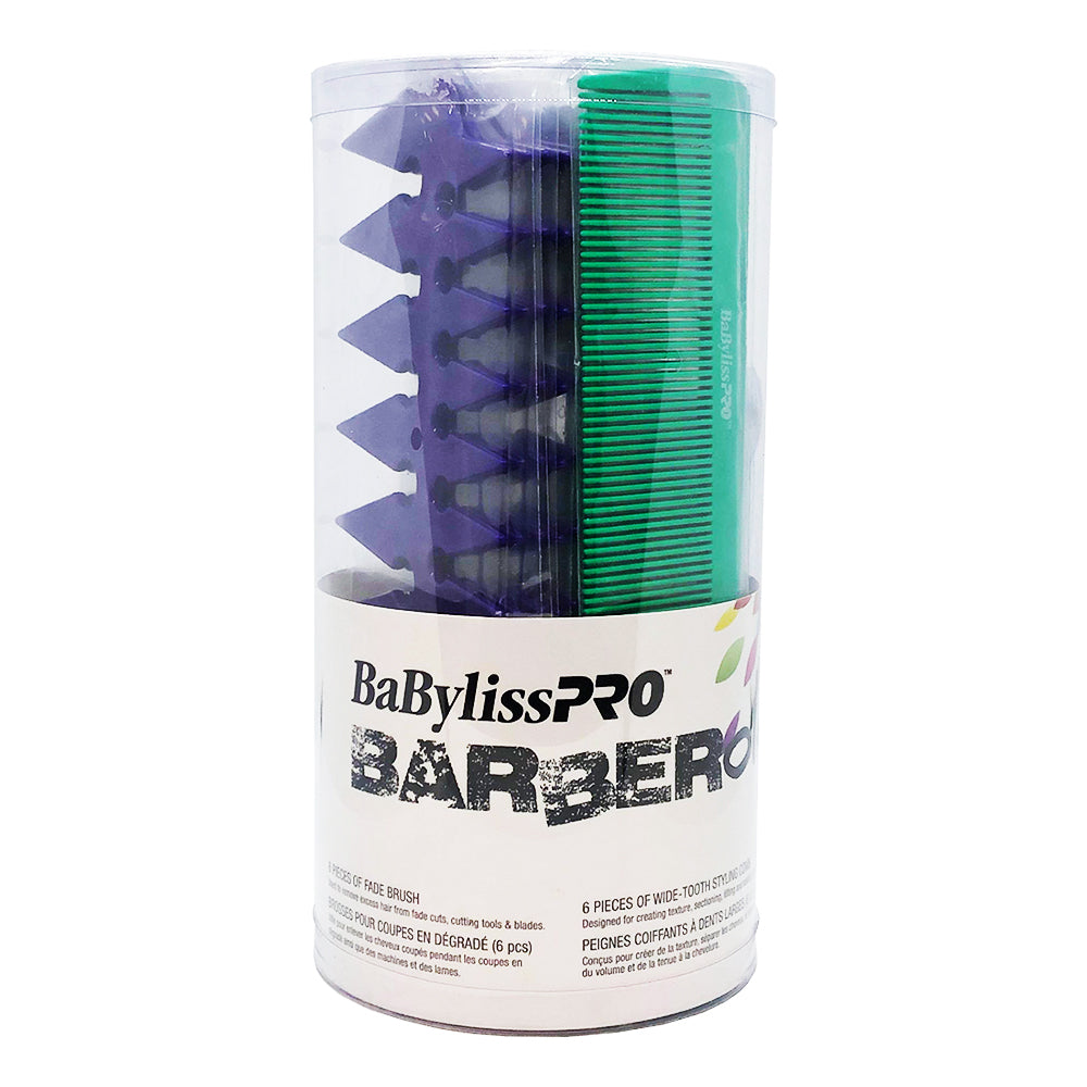 BaBylissPRO Barberology 18 brosses et peignes