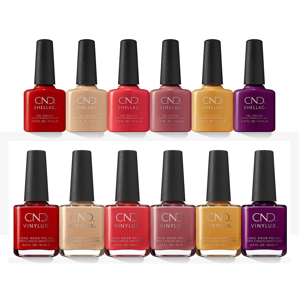 CND Shellac & Vinylux Wild Romantics Automne 2021 12 Pièces 00937