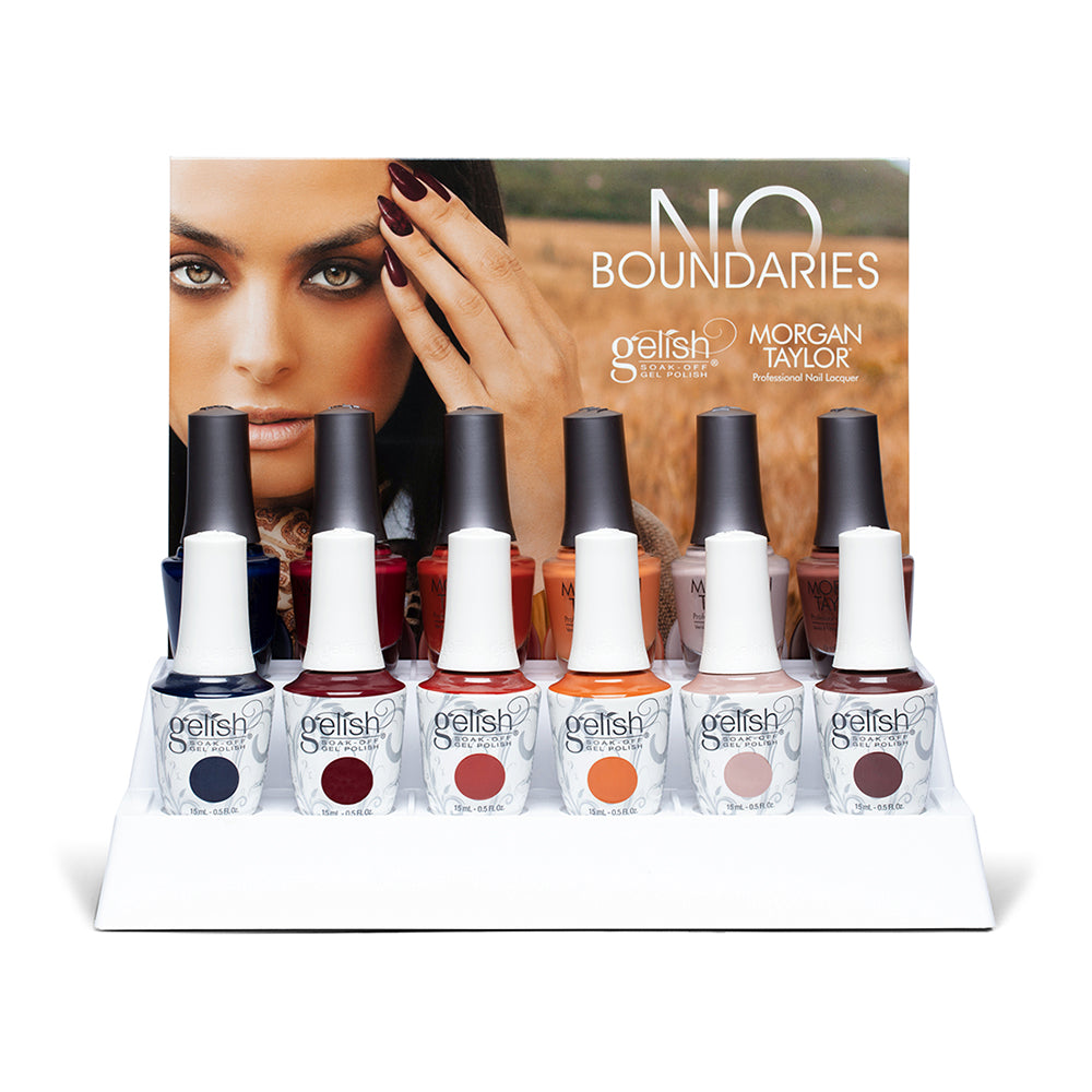 Présentoir Gelish & Morgan Taylor No Boundaries 12 pcs 1130044