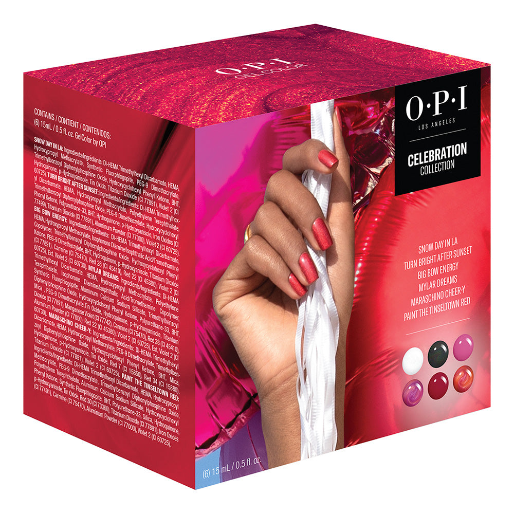 OPI Gelcolor Collection Célébration Kit d'appoint 6 Pièces #1 HPN16