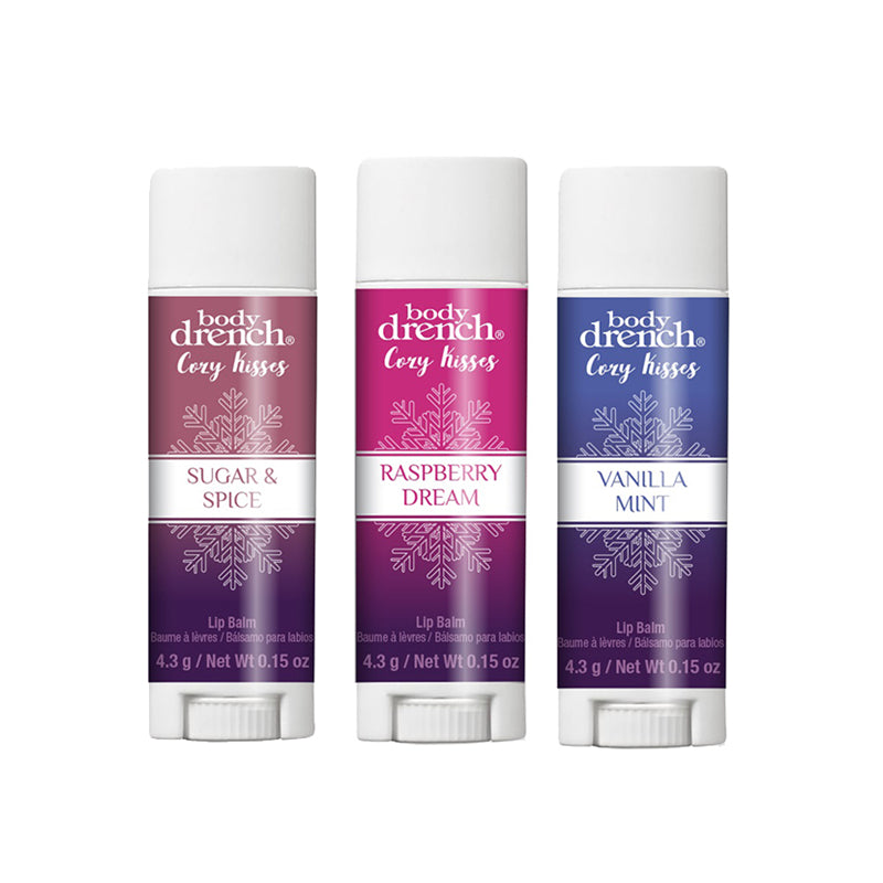 Body Drench Cozy Kisses Moisturzing Lip Balms Dis12 71549