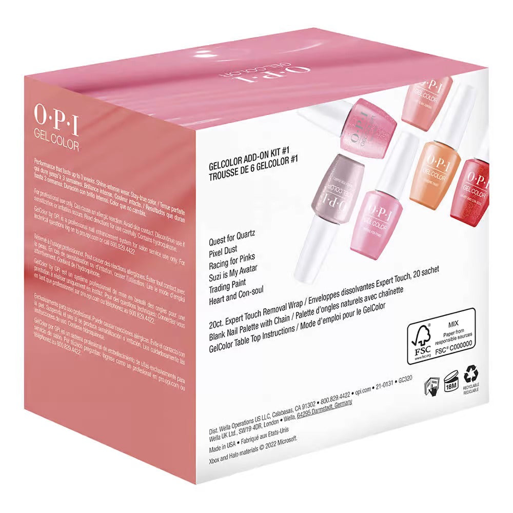OPI Gelcolor XBOX Spring 2022 Add-On Kit#1 GC320