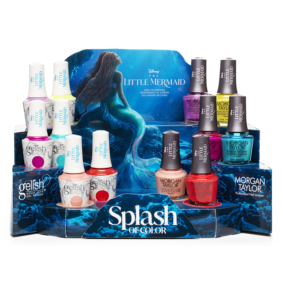 Gelish/Morgan Taylor The Little Mermaid Mixed 12PC 1130066
