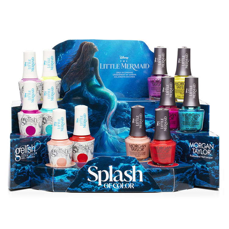 Gelish/Morgan Taylor The Little Mermaid Mixed 12PC 1130066