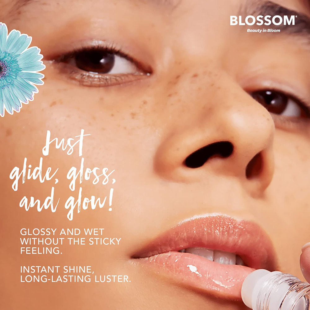 Blossom Moisturizing Roll-on Lip Gloss 18PC Dis BLLGX18