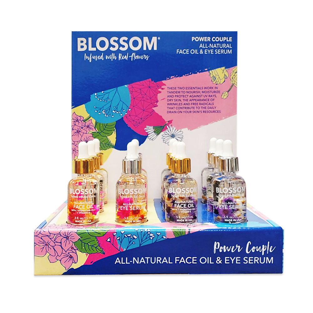 Blossom Power Couple Face Oil & Eye Serum 12Pcs Dis BLPC12
