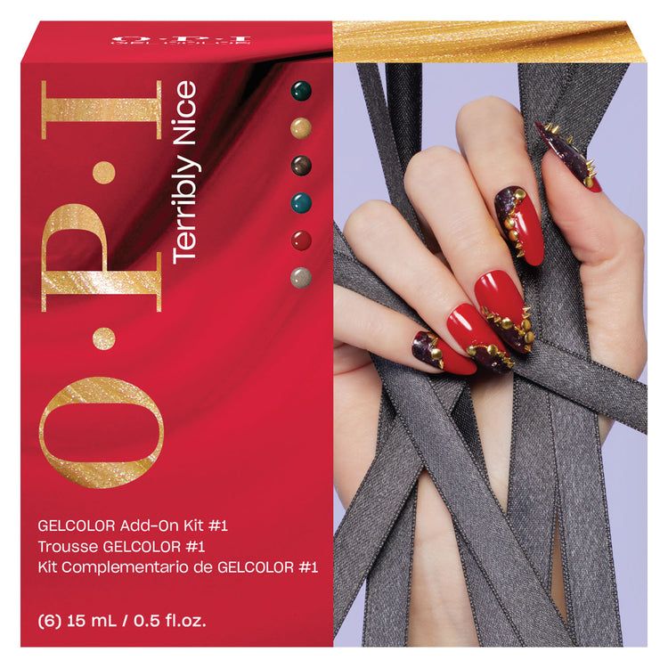 OPI Gelcolor Terribly Nice Holiday 2023 Add-on Kit #1 HPQ15
