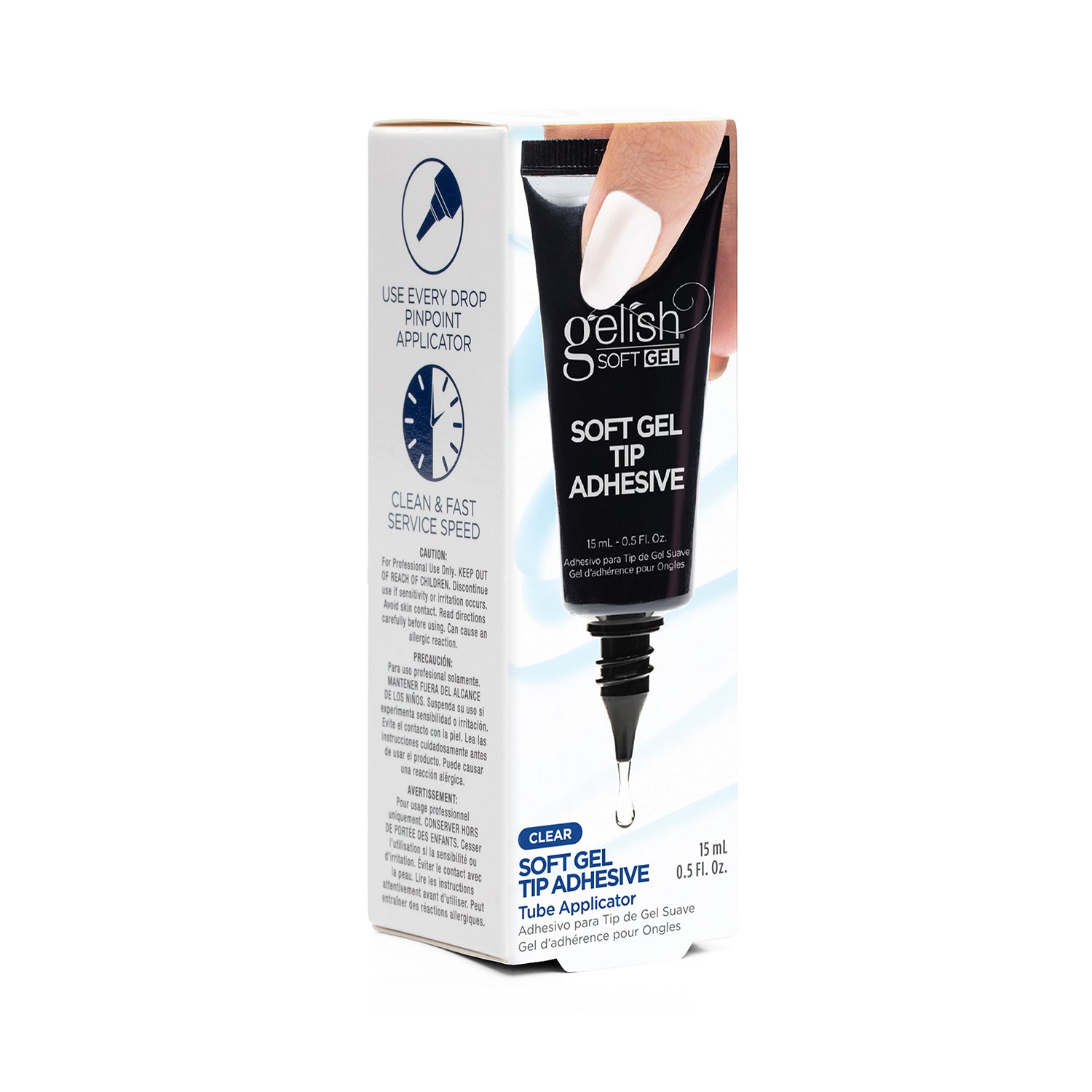 Gelish Soft Gel Tip Adhesive 15 ml/0.5 fl oz 1148022