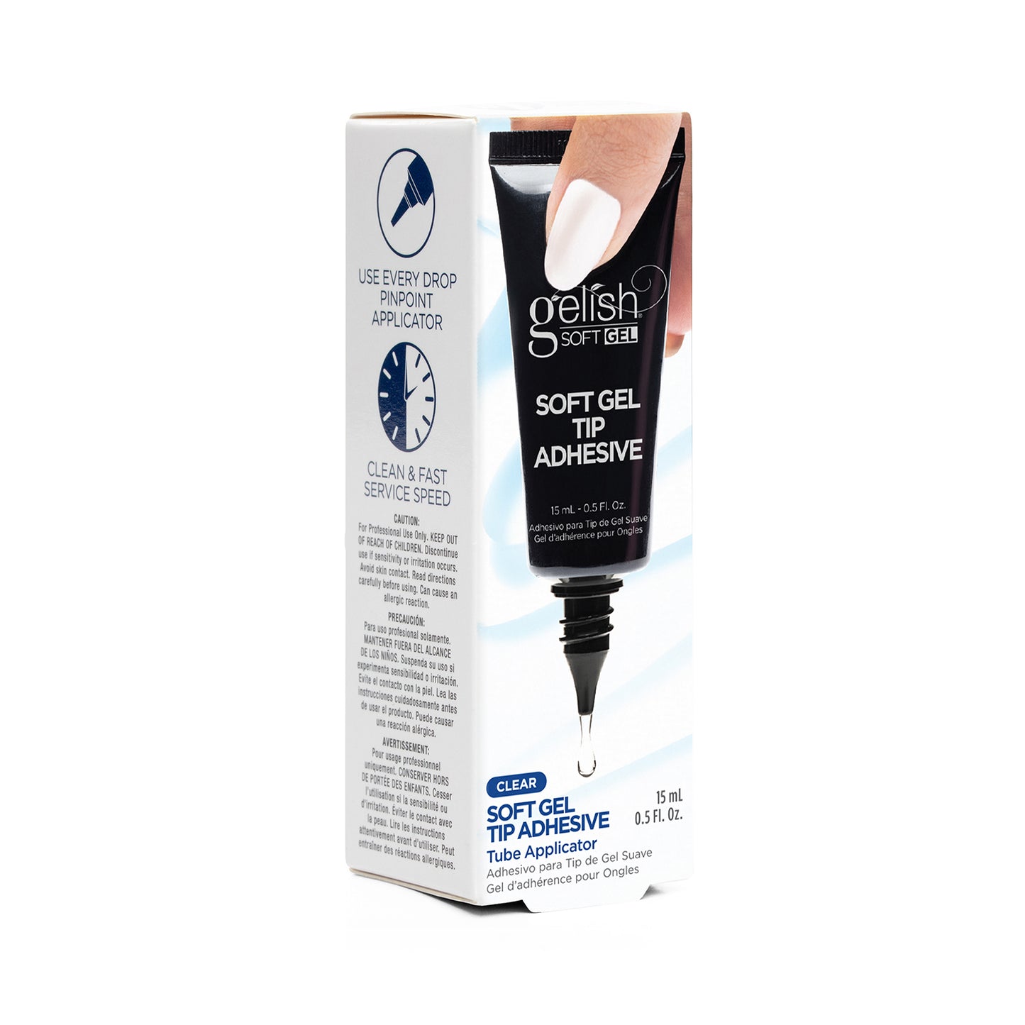 Gelish Soft Gel Tip Adhesive 15 ml/0.5 fl oz 1148022