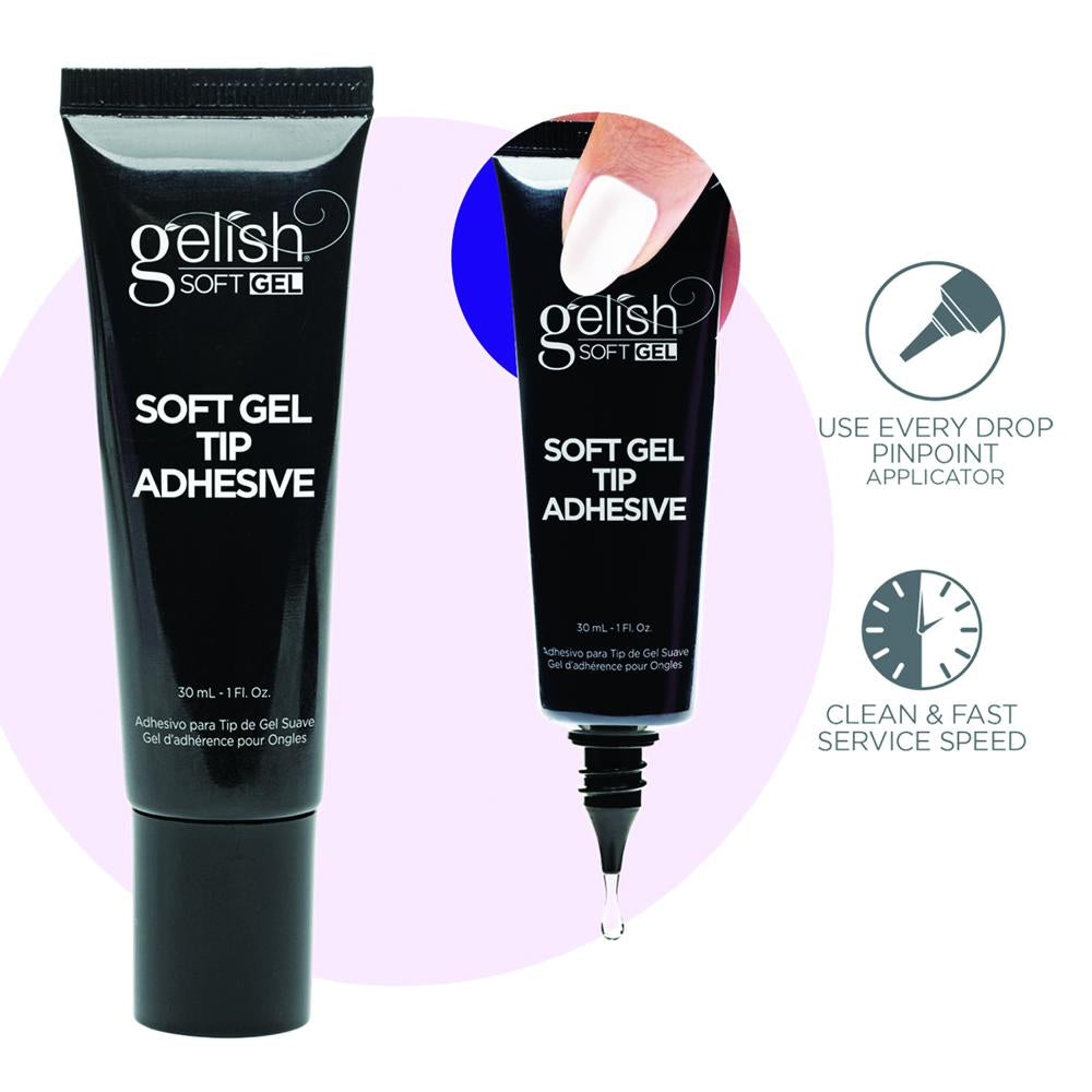 Gelish Soft Gel Tip Adhesive 30 ml/1 fl oz 1148023