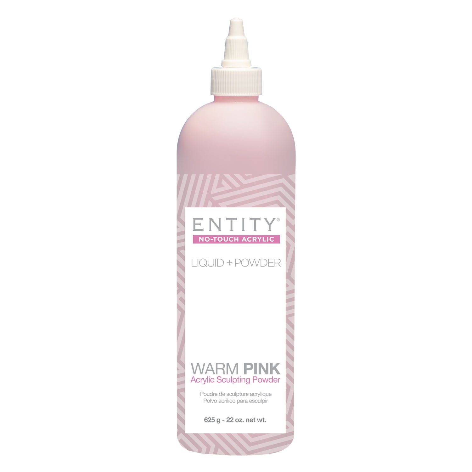 Entity No-Touch Acrylic Sculpting Powder Warm Pink 22 oz