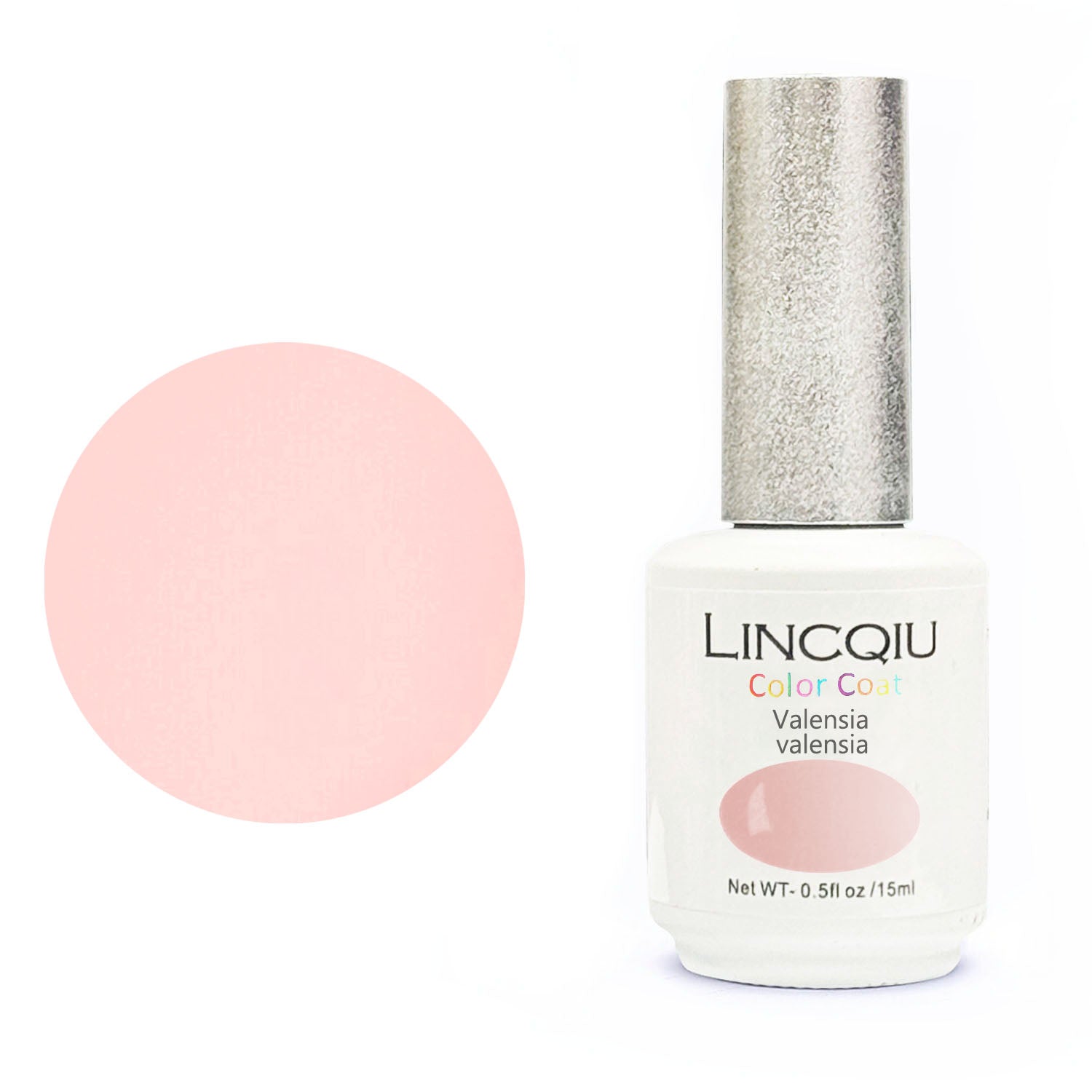 Linc Q Gel Polish 0.5 fl oz #255 Color Coat Valensia