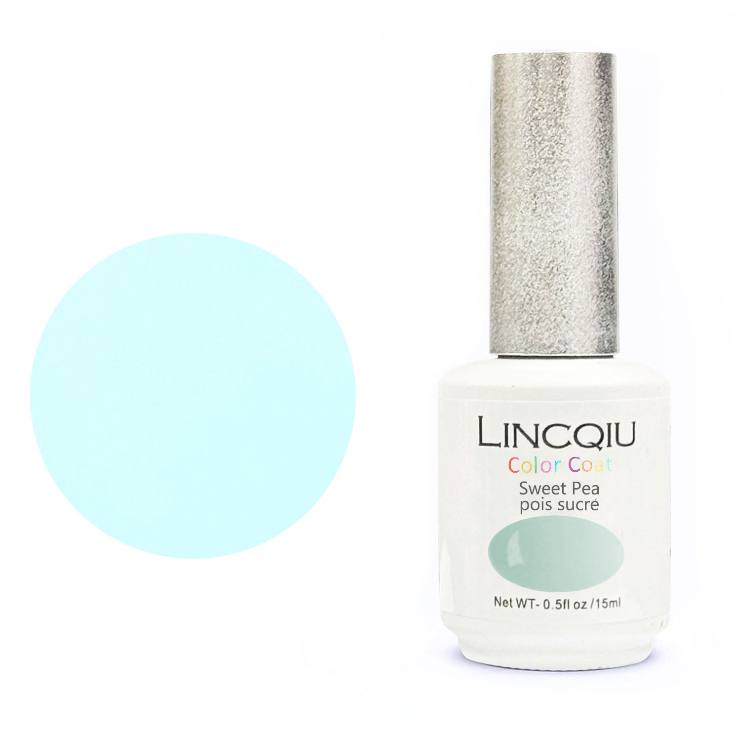 Linc Q Gel Polish 0.5 fl oz #260 Color Coat Sweet Pea