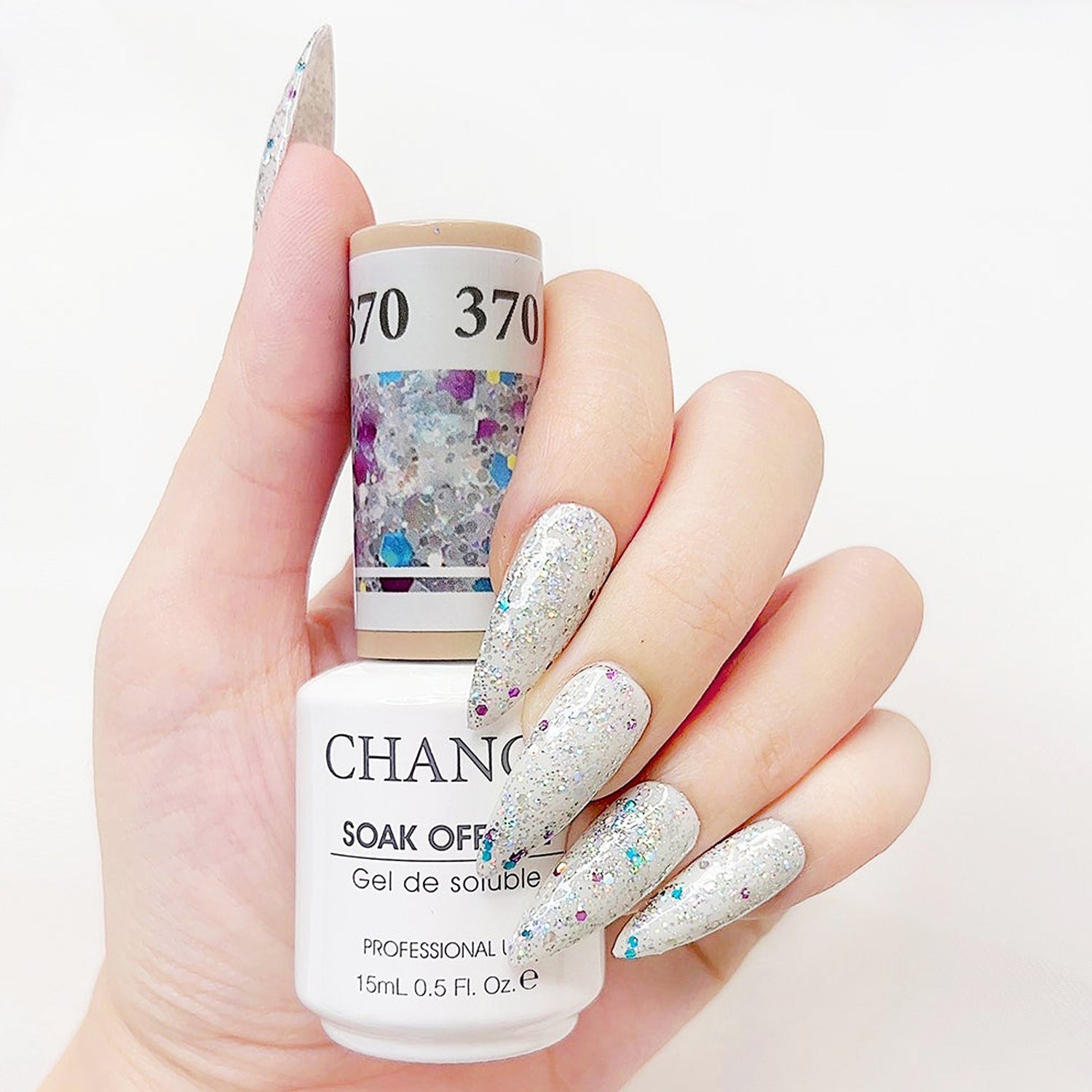 Chance Soak Off Gel 0.5oz - Diamond Dust 370