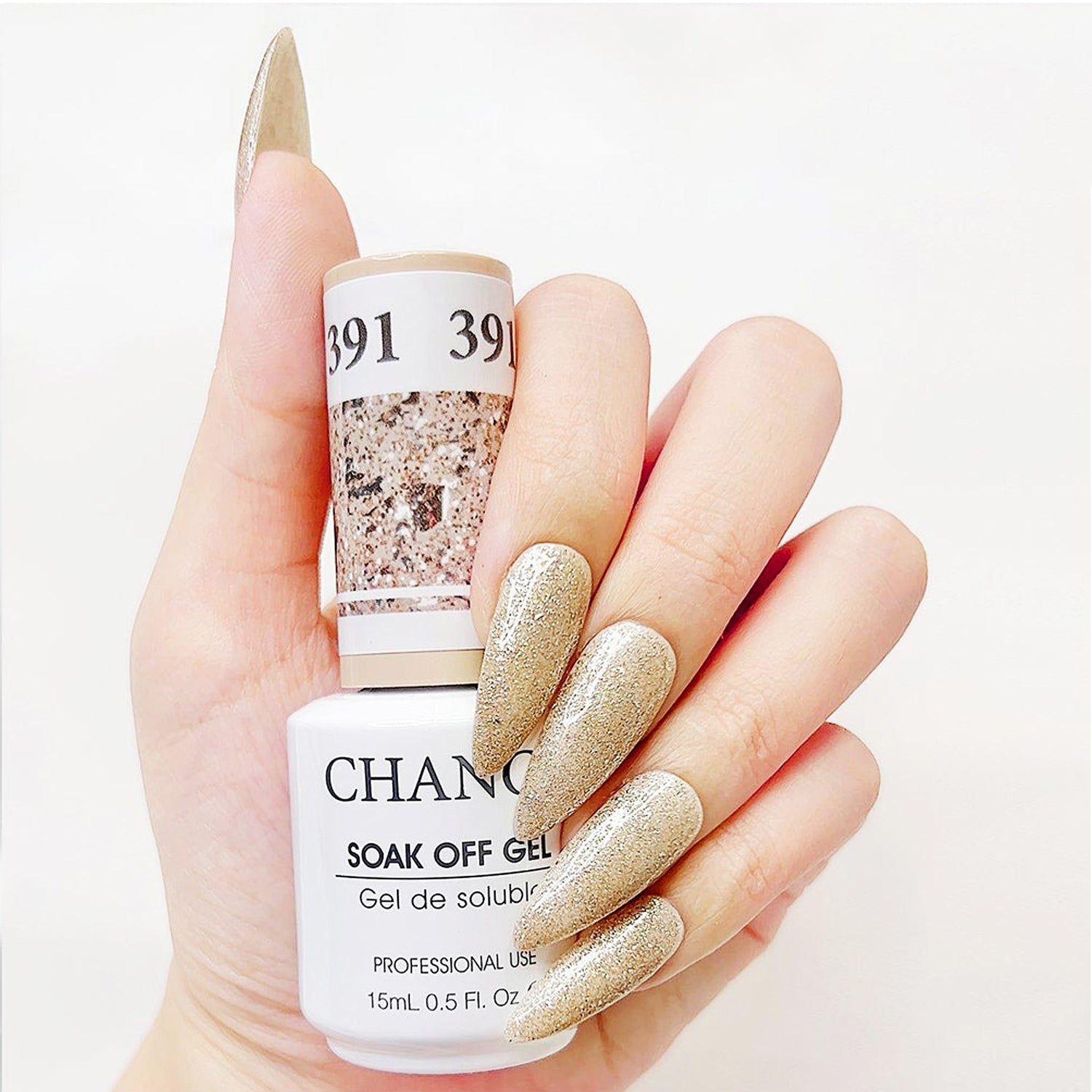 Chance Soak Off Gel 0.5oz - Diamond Dust 391